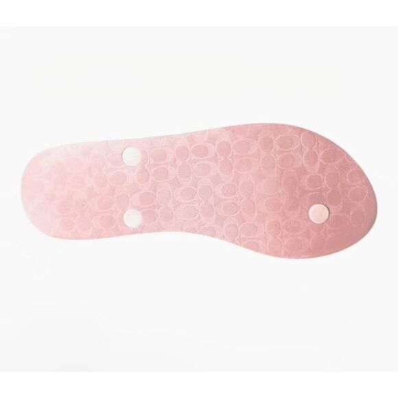 COACH PVC Logo Printed Flip Flop Size 8B - Picture 7 of 7